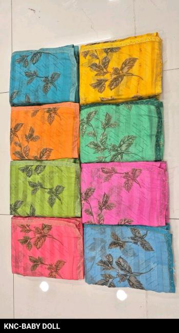 Madhav baby doll wholesale saree manufacturers in surat